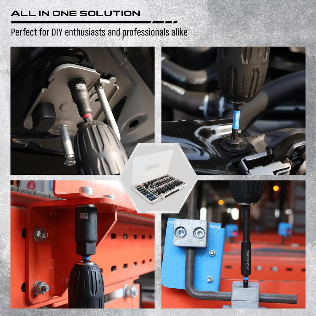 Magnetic Impact Nut Driver Set, Metric & SAE