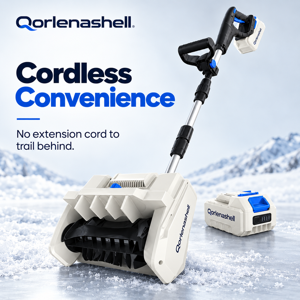 Cordless Power Snow Shovel – Clear Driveways & Walkways in Minutes