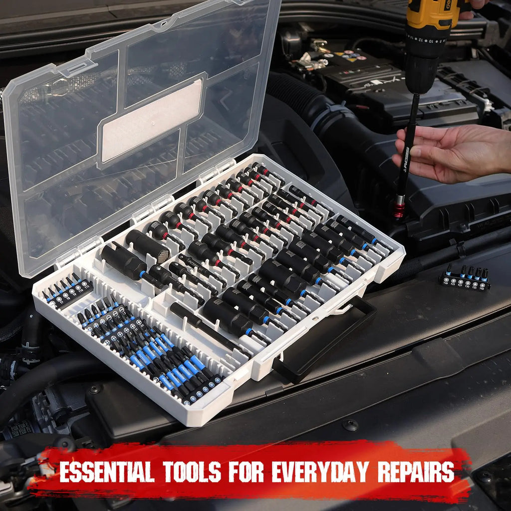Magnetic Impact Nut Driver Set, Metric & SAE