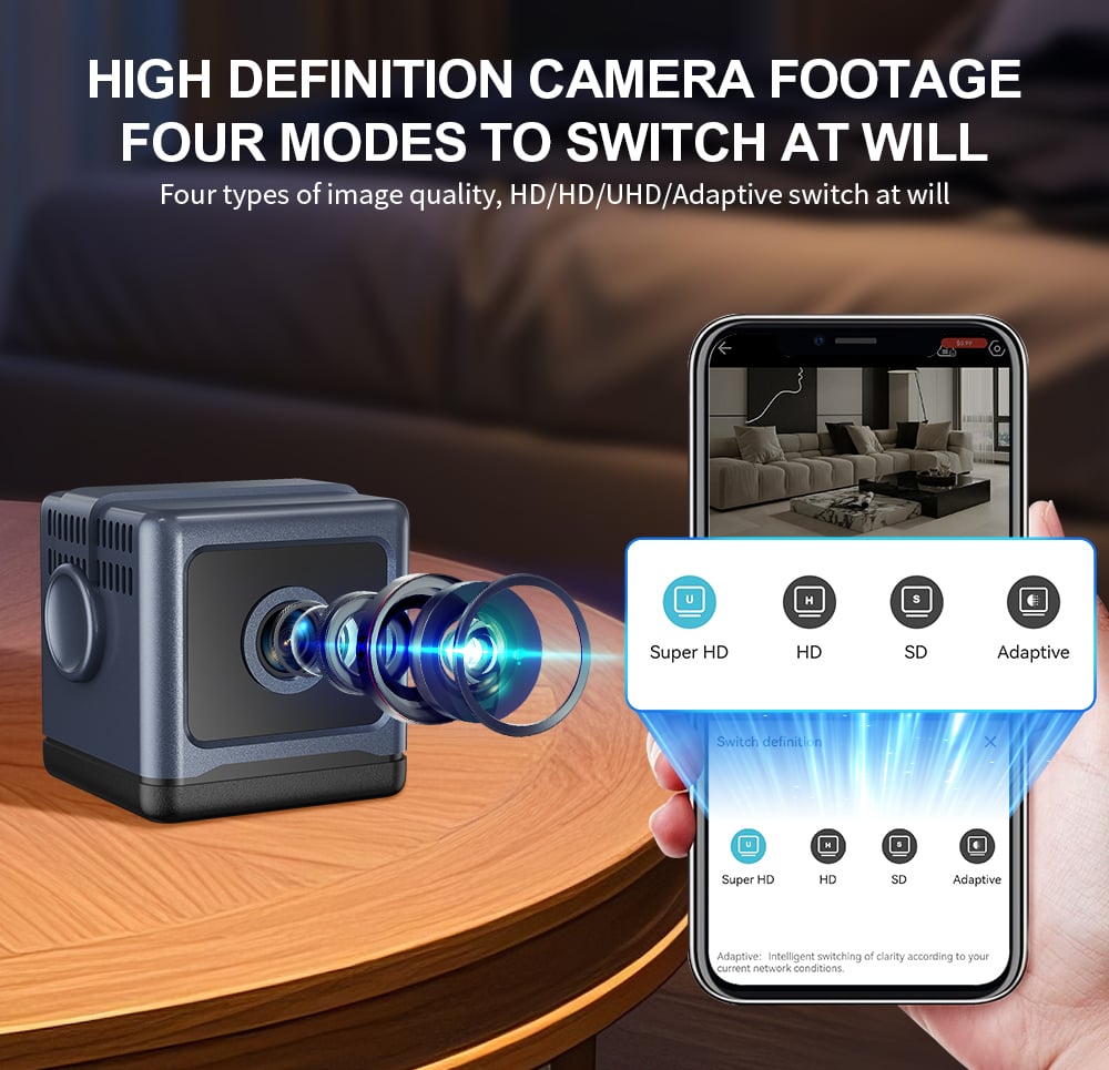 W03 Smart WiFi Security Camera – 1080P HD
