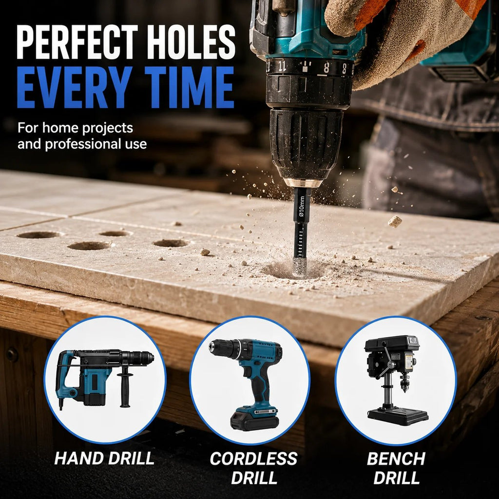 🔥6 Pcs Diamond Drill Bits Set