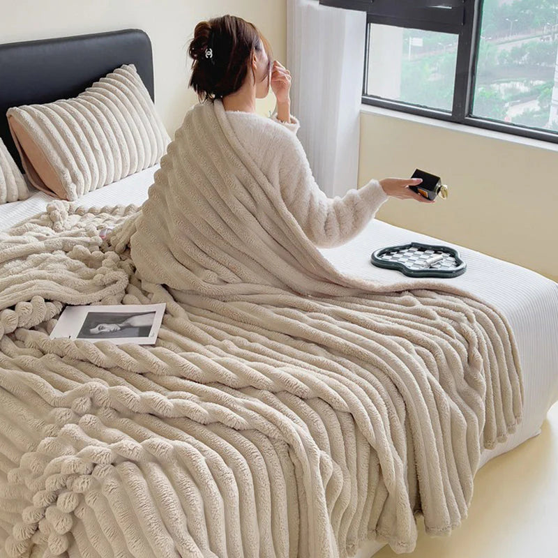 🔥Winter Discount-50% OFF⏰ Super Soft Throw Blanket for Couch