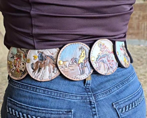 🔥🤠Charles Russell–Inspired Genuine Leather Belt