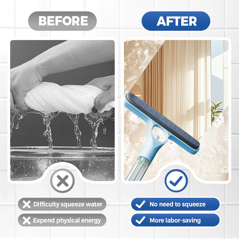 High-Rise Exterior Window Cleaning Squeegee