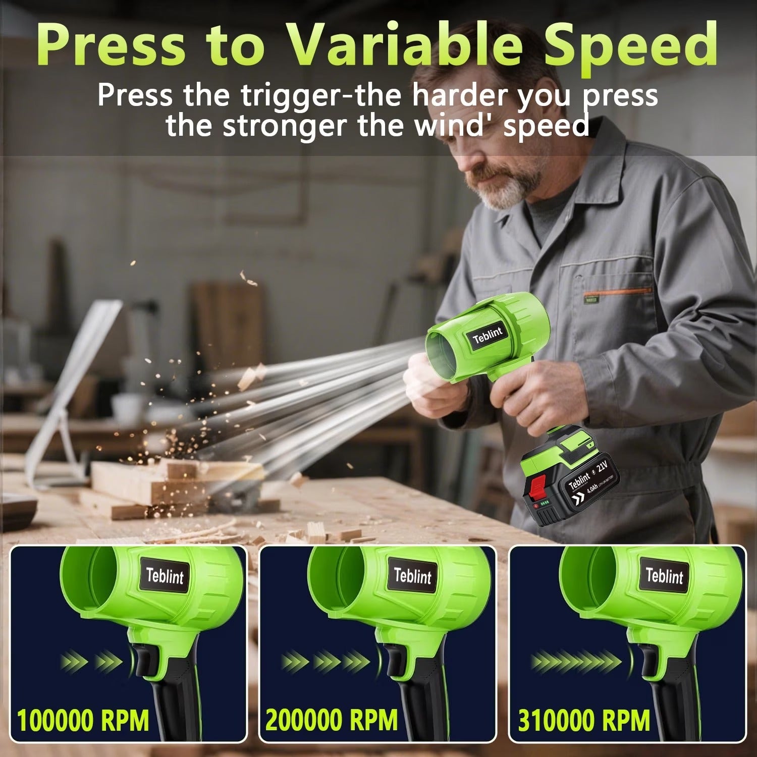 Electric Cordless Leaf Blower