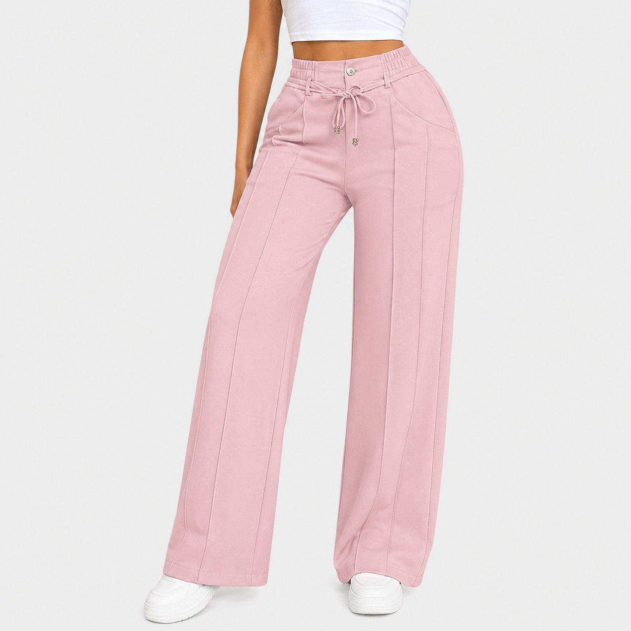 ⚡Neue Sommer-Hose mit Kordelzug und weitem Bein