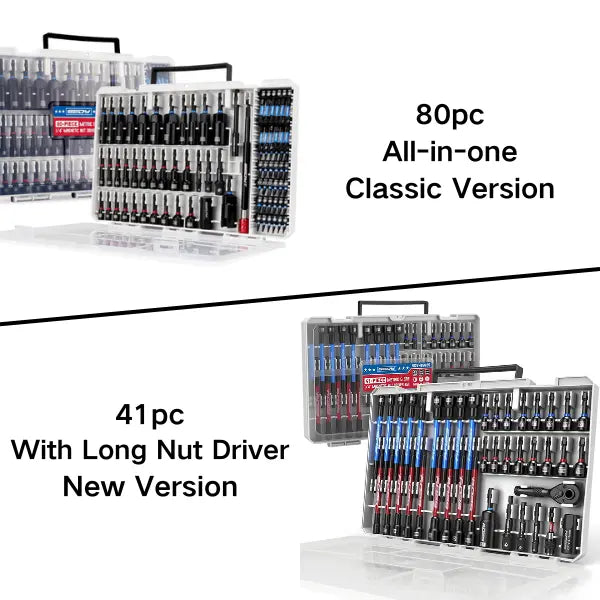 Magnetic Impact Nut Driver Set, Metric & SAE